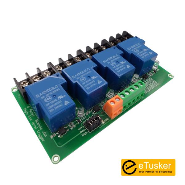 4 Channel (Four) Relay Module 12V 30A